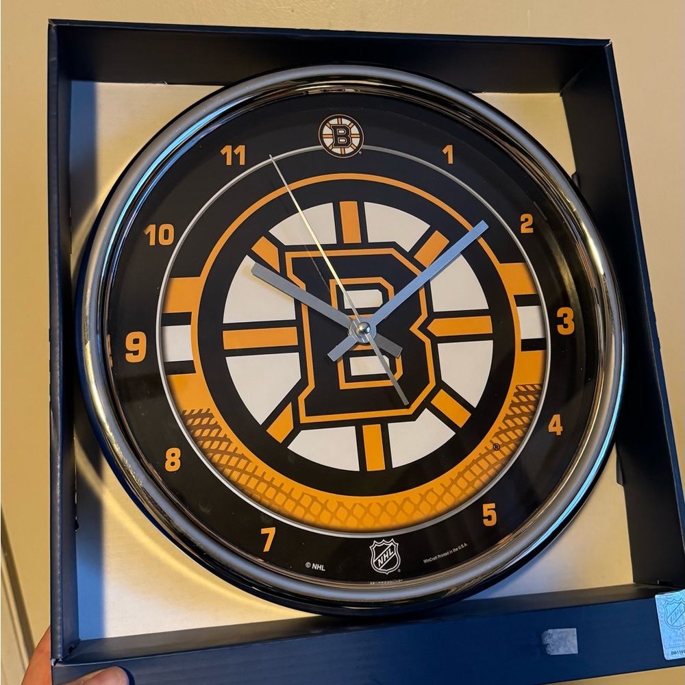 Boston Bruins clock!!!